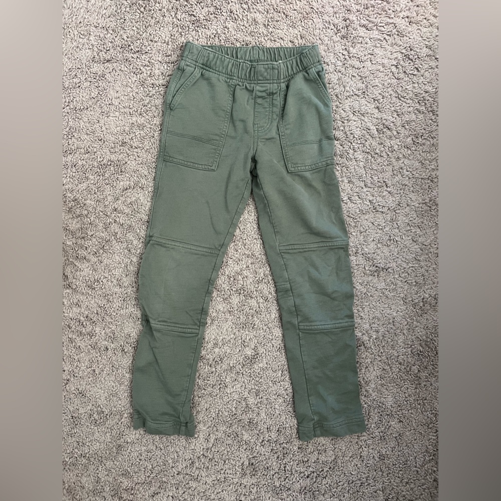 Tea boy's green pants